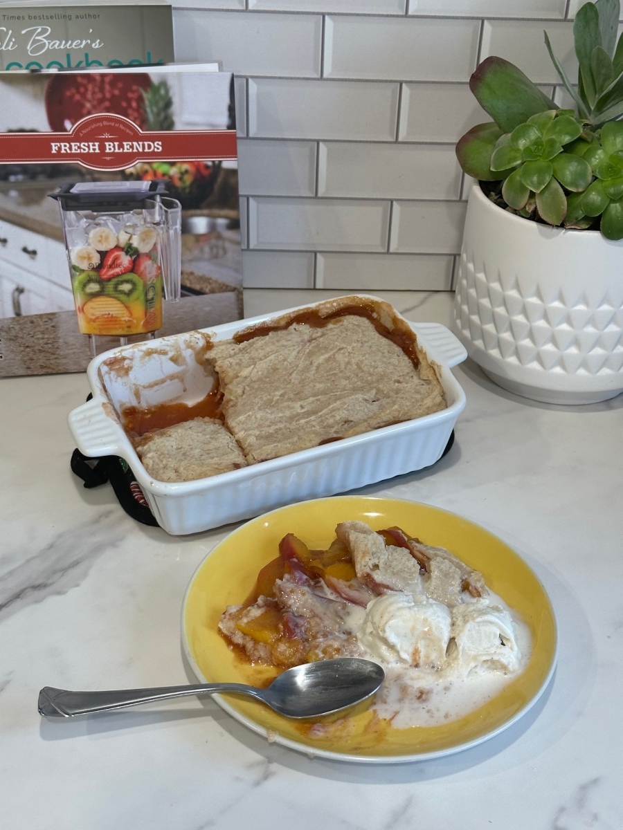 Gluten Free Peach Cobbler