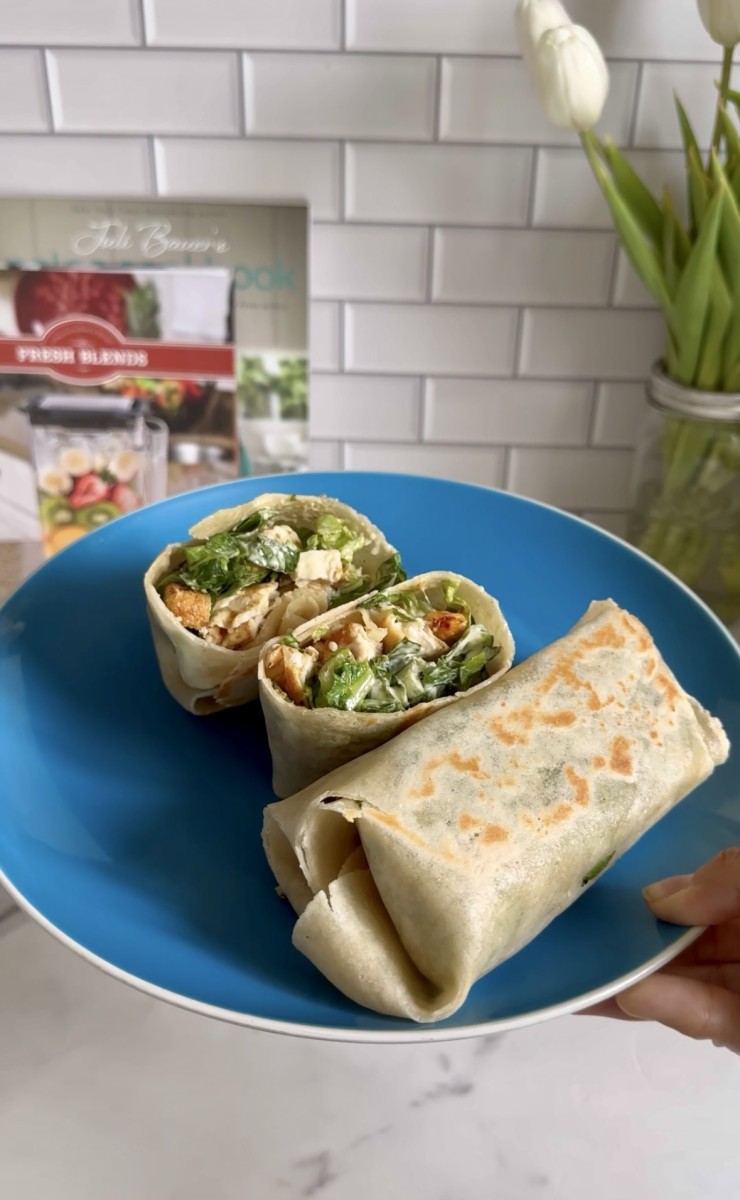 Chicken Caesar Salad Wrap