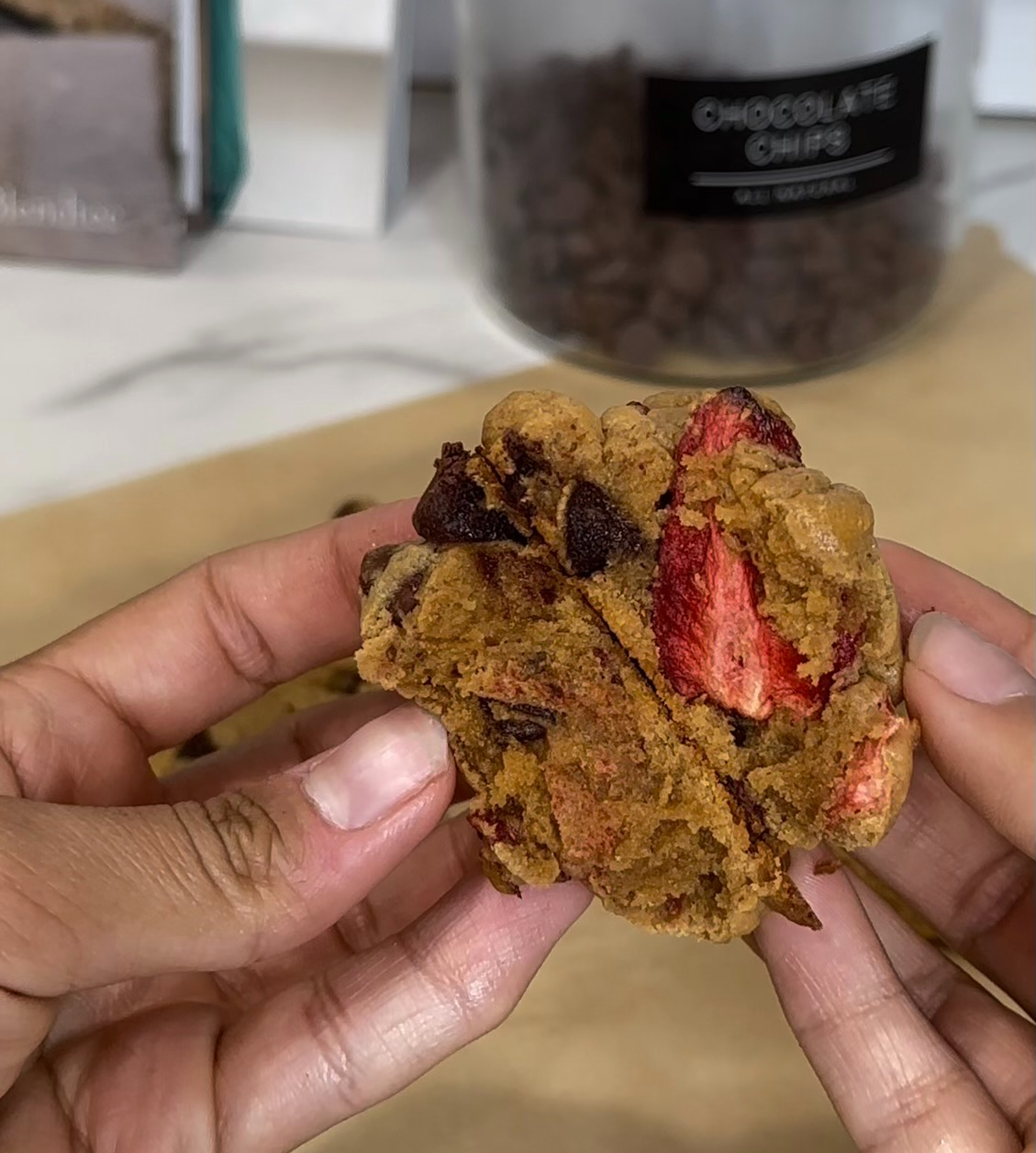 Gluten Free Strawberry Chocolate Chip Cookies